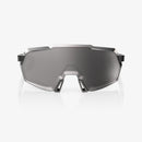 100% Korbin Sport Sunglasses - Gloss Black Chrome HiPER Silver Mirror Lens