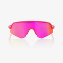 100% Slendale Sl Satin Pitaya - HiPER Vital Pink Mirror Lens Sport Sunglasses