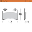 BRAKE PADS MOTO MASTER FRONT SINTERED FOR MULTIPLE MAKES