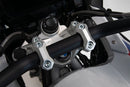 HANDLEBAR BAR BACK SW MOTECH 32MM HANDLEBARS SILVER BMW R1200GS R1200GS R1250GS ADVENTURE