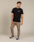 Unit T-shirt Mens Duke - Black - Large