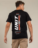 Unit T-shirt Mens Duke - Black - Large