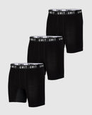 Unit Mens Mid-Length Bamboo Trunk Underwear - 3 Pack