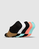 Equip Ladies Bamboo Invisible Socks - 5 Pack