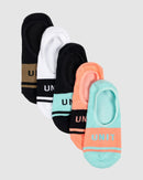 Equip Ladies Bamboo Invisible Socks - 5 Pack