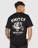 Unit T-shirt Mens Savage - Black - Medium