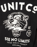 Unit T-shirt Mens Savage - Black - Medium