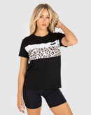 Unit T-shirt Ladies Amber - Black
