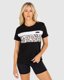 Unit T-shirt Ladies Amber - Black