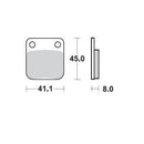 BRAKE PADS FRONT AND REAR MOTO MASTER STANDARD SINTERED YAMAHA HUSQVARNA KAWASAKI SUZUKI