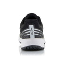 A pair of black athletic shoes, the Meta Road v2 Shoes from Crown Kiwi Enterprises Limited, featuring white soles and "alpinestars" printed on the side. These lightweight shoes boast a sleek design with a star logo, offering a breathable fit and textured sole for enhanced grip.
