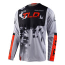 The Troy Lee Designs GP Jersey Astro in Light Gray/Orange is a long-sleeve motocross jersey made from lightweight, breathable TLD Dura Knit fabric with bold graphics for comfortable, high-performance riding.
