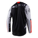 The Troy Lee Designs GP Jersey Astro in Light Gray/Orange is a long-sleeve motocross jersey made from lightweight, breathable TLD Dura Knit fabric with bold graphics for comfortable, high-performance riding.