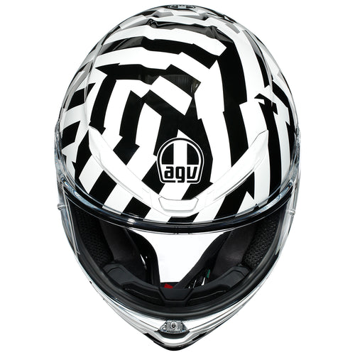 agv k6 secret helmet - Black/White The lightest road helmet in the world AGV K6 S Helmet -