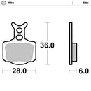 BRAKE PADS FRONT AND REAR MOTO MASTER NITRO GAS GAS HUSQVARNA KTM