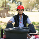A pair of black Oilskin Fur Lined ATV Mitts by STYX MILL, designed for scooters or bicycles, with inner fur lining. One mitt displays the "CITYHORN" label in red and white text, shown on a white background.