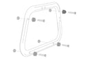 SIDE CARRIER ADAPTER KIT SW MOTECH FOR AERO ABS ATTACHABLE TO EVO SIDE CARRIERS