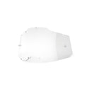 The RC2/AC2/ST2 Clear Lens from Crown Kiwi Enterprises Limited displays a clear visor with rounded edges, utilizing 100% goggles' interchangeable lens technology, against a plain white background.