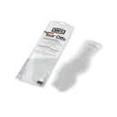 A clear packet labeled "RC2/AC2/ST2 Standard Tear Offs" by 100% contains multiple uniform transparent sheets. Designed for goggles like the Accuri 2, they ensure easy replacement and clear vision. Packaging includes product details and instructions.