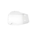 The Accuri 2 Youth Forecast Lens by Crown Kiwi Enterprises Limited is a clear visor designed for easy attachment, making it an ideal replacement on a white background. It fits perfectly with Racecraft 2 helmets, ensuring a secure and comfortable ride.