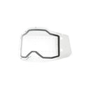 The RC2/AC2/ST2 Forecast Lens by Crown Kiwi Enterprises Limited is transparent with a black edge, displayed on a white background. It features a curvy shape with multiple small holes and a right-side tab for style and function.