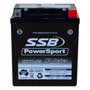 MOTORCYCLE AND POWERSPORTS BATTERY (YTX7L-BS) AGM 12V 6AH 175CCA BY SSB HIGH PERFORMANCE