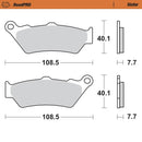 BRAKE PADS MOTO MASTER REAR PRO SINTERED FOR BMW DUCATI MOTO GUZZI TRIUMPH VICTORY