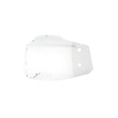RC2/AC2/ST2 Forecast Lens, by Crown Kiwi Enterprises Limited, is a clear, curved replacement lens shield with attachment points. It's designed for protective helmets or goggles like the Strata 2 or Racecraft 2 and set against a plain white background.