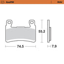BRAKE PADS MOTO MASTER FRONT ROAD PRO SINTERED KAWASAKI ZX6R 13-21