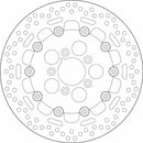 A line drawing depicts the SBS Harley Davidson Front Floating Brake Disc (