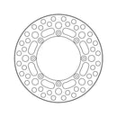 BRAKE DISC REAR MOTO MASTER VINTAGE 220MM KAWASAKI KX125 KX250 KX500 86-88