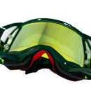 A package labeled "ARMOR VISION SMARTFILM 62MM (PACK OF 3)" by Armor Vision is shown beside three green rectangular lens protectors with notches, offering a hydrophobic coating and designed for universal fitment.