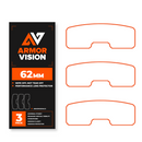 62MM ARMOR VISION 2.0 HPPF GOGGLE LENS PROTECTIVE FILM