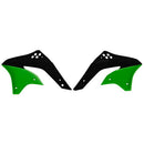 RADIATOR SHROUDS RTECH GREEN BLACK KAWASAKI KX450F 06-08