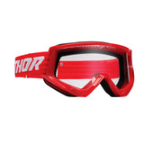 GOGGLE S27 THOR MX COMBAT RACER RED/WHITE