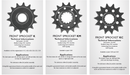 front sprocket descriptor