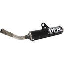 SILENCER DEP SHORTY GAS GAS MC125 24-ON HUSQVARNA TC125 23-ON KTM 125SX 23-ON 125XC 24-ON BLACK