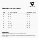 Size chart for REVIT Sand 5 H2O Jacket - Ladies