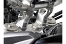 HANDLEBAR BAR RISER SW MOTECH 28MM HANDLEBARS SILVER TRIUMPH TIGER XC XR XRX XCA EXPLORER