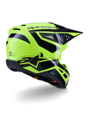 Alpinestars M3 Heat Motocross Helmet (Yellow Fluo Black Glossy)
