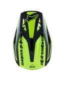 Alpinestars M3 Heat Motocross Helmet (Yellow Fluo Black Glossy)