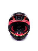 Alpinestars Supertech M10 Motocross Helmet (Pink Violet Yellow Fluo Glossy)