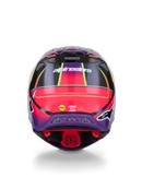 Alpinestars Supertech M10 Motocross Helmet (Pink Violet Yellow Fluo Glossy)