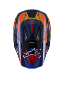 Alpinestars Supertech M10 Motocross Helmet (Blue Red Yellow Fluo Glossy)