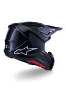 Alpinestars S M7 Motocross Helmet (Black Glossy)