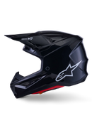 Alpinestars S M7 Motocross Helmet (Black Glossy)