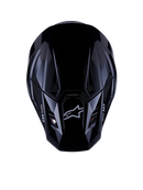 Alpinestars S M7 Motocross Helmet (Black Glossy)