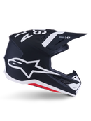 Alpinestars S M7 Dasher MX Helmet (Black/White/Matte)
