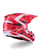 Alpinestars M7 Deed MX Helmet (Red/Black/White/Glossy)