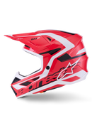 Alpinestars M7 Deed MX Helmet (Red/Black/White/Glossy)